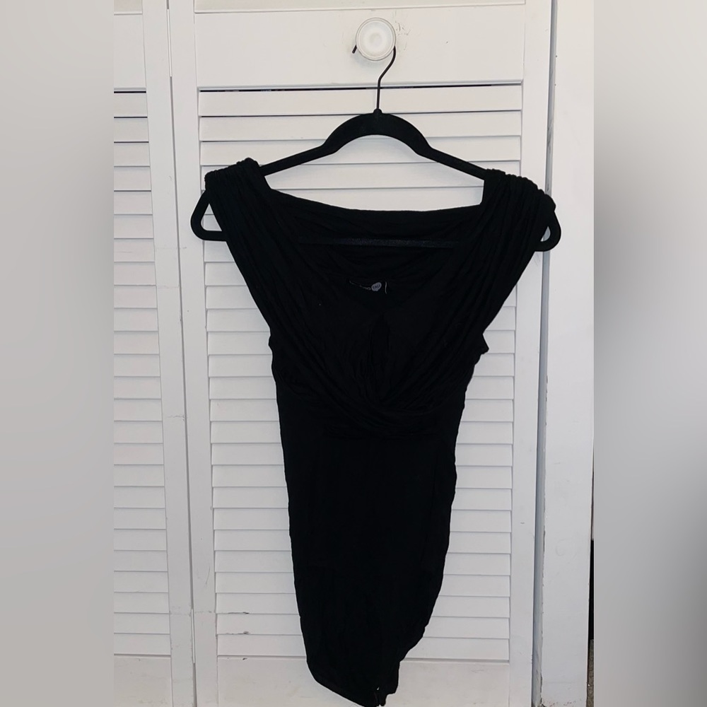 Boohoo Tall Crossed Bodysuit